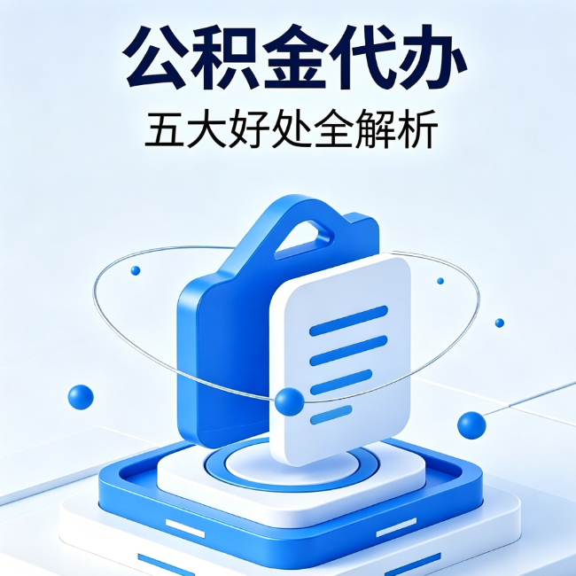 东营公积金代办到底值不值？这5大好处让你少走弯路